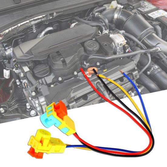 2Pcs Airbags Connector Wear-resistant Easy Installation ABS Airbags Clock Spring Wire Plug Connector for Sonata Verano Focus Volt