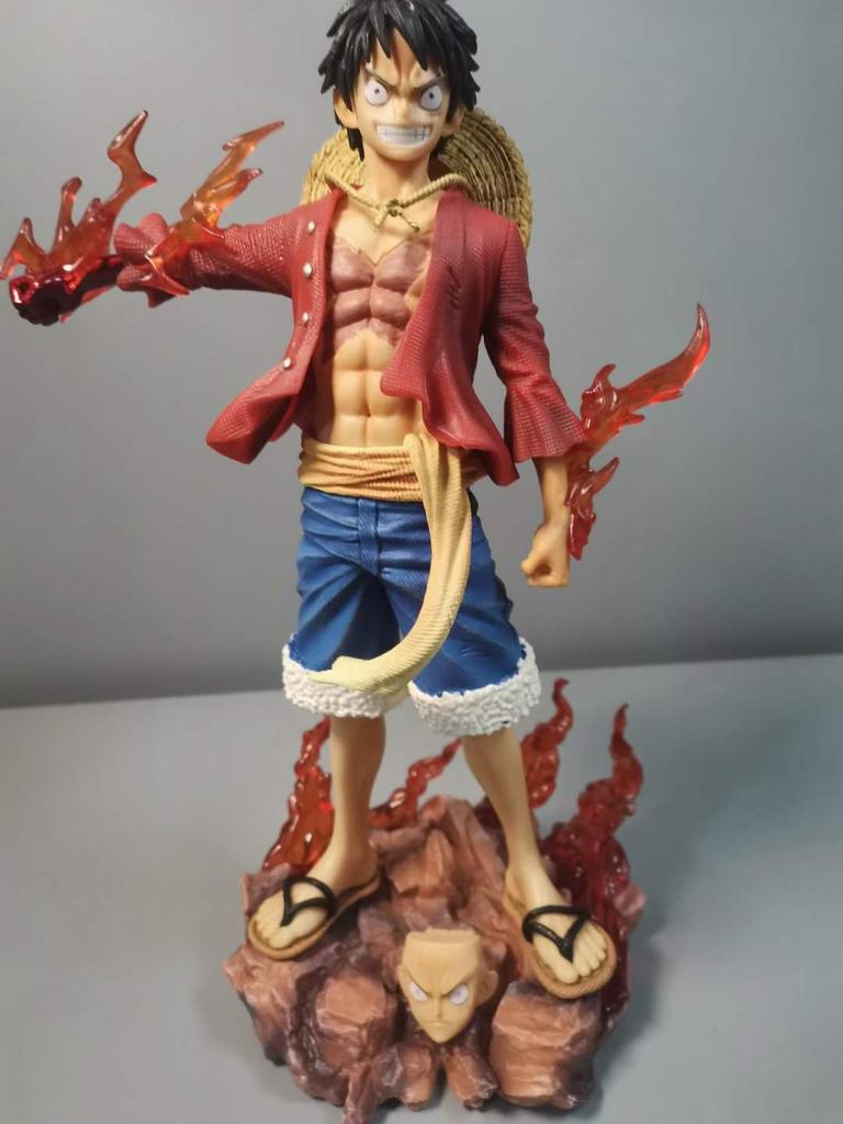One Piece Anime Figure Luffy LX Straw Hat Latest Fourth Emperor Action Figures Statue Model Doll Christmas Playthings Present Pvc