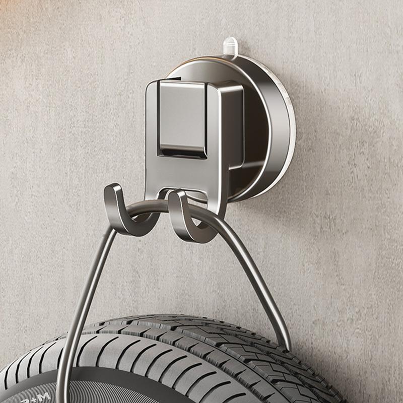 

Suction Cup Hooks - Wall Hooks That Require No Drilling,Suitable for Bathroom,Kitchen,Doors,And Glass,Are Removable And Reusable