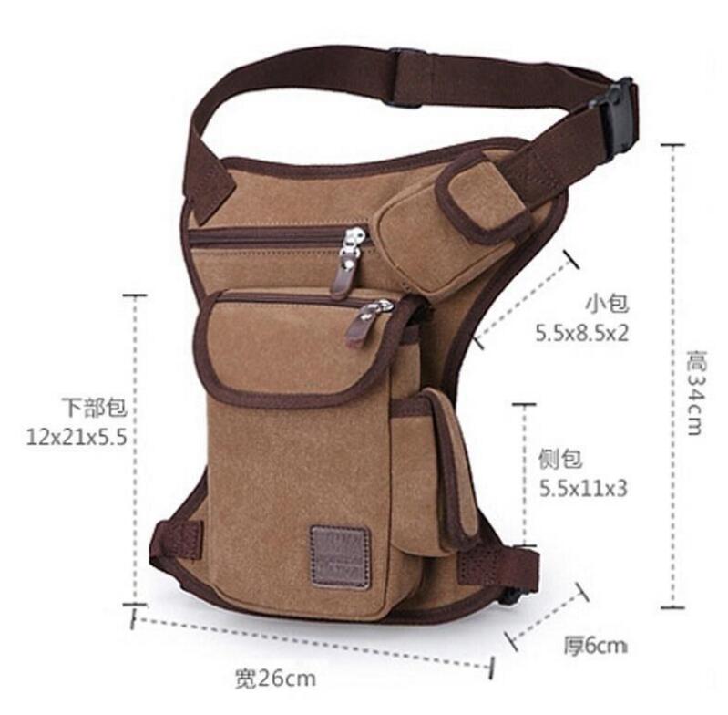 Bolsa para cintura o pierna multifunción de lona comprar a buen precio —  entrega gratuita, reseñas reales con fotos — Joom