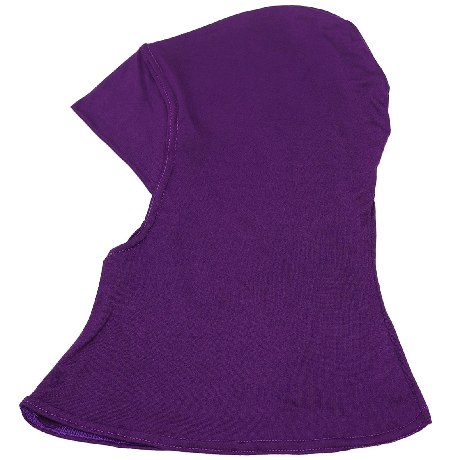 

Женская шапочка-бандана, Базовая шапочка высокой эластичности, Дышащая сумка, Бандана, Шарф, Маленькая шапочка One Size фиолетовый