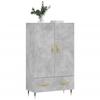 VidaXL Highboard Concrete Grey 69.5x31x115 Cm Engineered Wood 828216