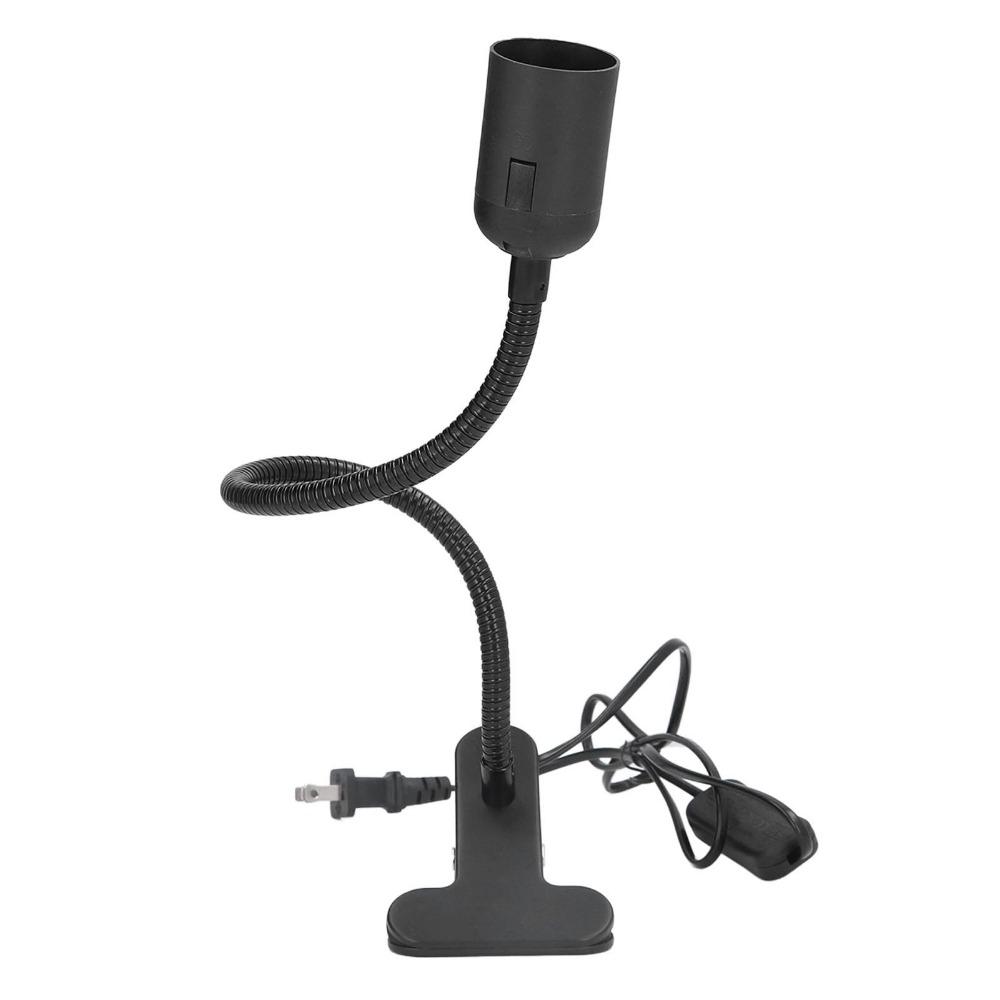 Aluminum+ABS Desk Lamp Holder E27 Reading Lamp Holder Easy Clip Lamp Holder Dormitory