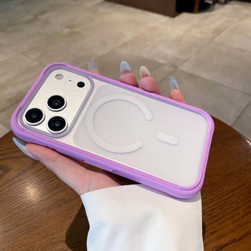 Liquid Silicone Magnetic Snap Case IPhone 18 Pro Max 17 With Interchangeable Back Panel Shockproof Slim Fit