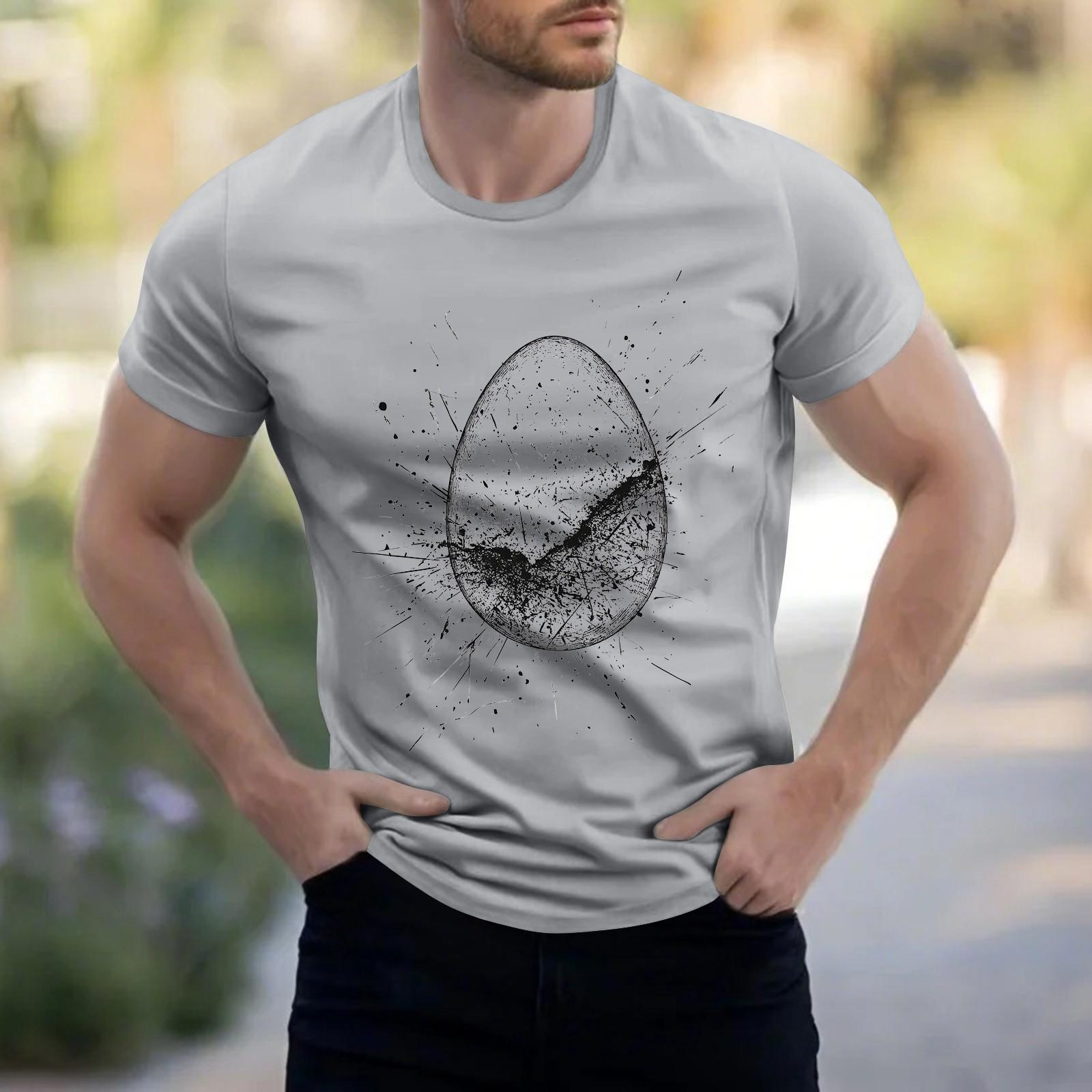 

Мужская рубашка с воротником-стойкой и коротким рукавом, свободная рубашка для отдыха и отдыха, мужская S