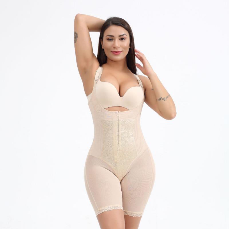 Sexy Suspender One Piece Body Shaper Waist Tummy Control Butt Lifting Postpartum Shapewear