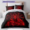 Baphomet Pattern Bedding,Quilt Set Quilt Cover Pillowcase Home Birthday Gift (1 * Duvet Cover + 2 * Pillowcase, Without Core)