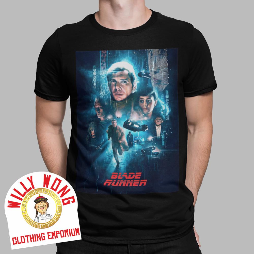 

Blade Runner T-Shirt Retro Movie Tee Japan SCI FI 2049 Cyborg Genetics Unisex T-Shirt M