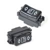 2x POWER GLASS Rüsten Sie Ihre Konsole für MERCEDES W124 W126 W201 mit hochwertigen Power-Glas-Schaltern auf 1248204510 1248204610
