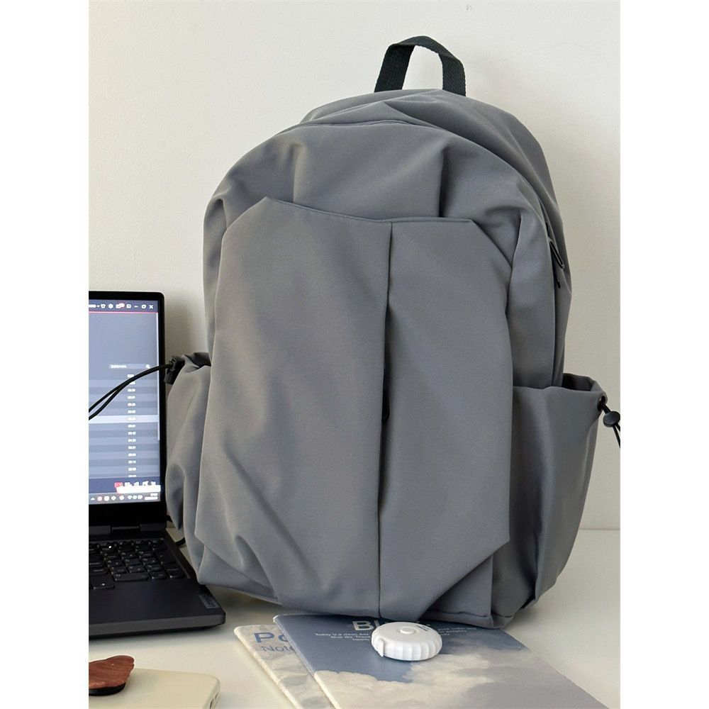 Customize 2025 New High-value Student Schoolbag Men's Simple Large-capacity Backpack Women's Travel Backpack