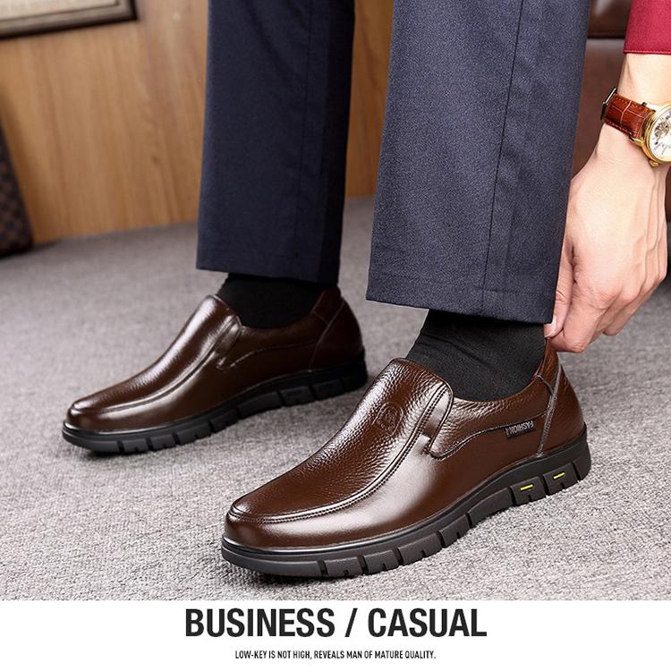 Handgefertigte Schuhe Echtleder Freizeitschuhe für Herren Flache Plateau Wanderschuhe Outdoor Schuhe Halbschuhe Atmungsaktive Sneakers