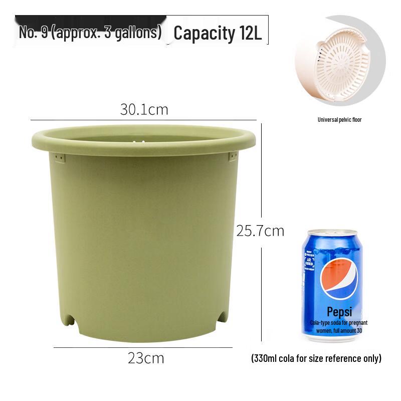 IRIS Round Resin Flower Pot