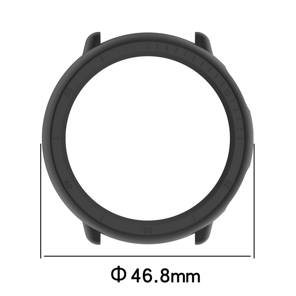 PC Hollow Case For Amazfit Active 2 (A2437) Protector Samrt Watch Strap Bezel Ring Cover Bumper For Huami Amazfit Active2 Shell