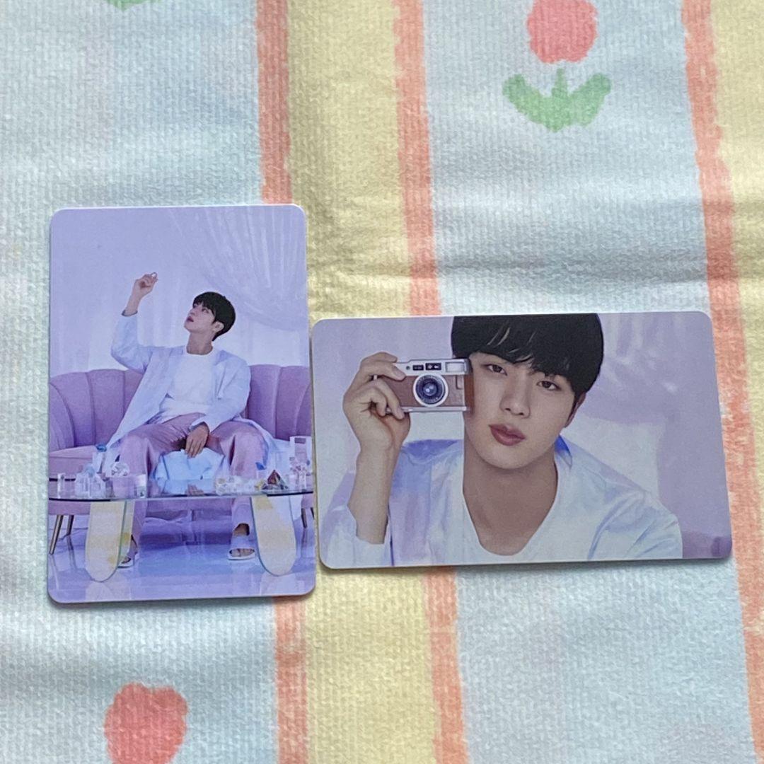 

[USED] BTS JIN BE Unreleased Lucky Drop Trading Cards (2 Cards)