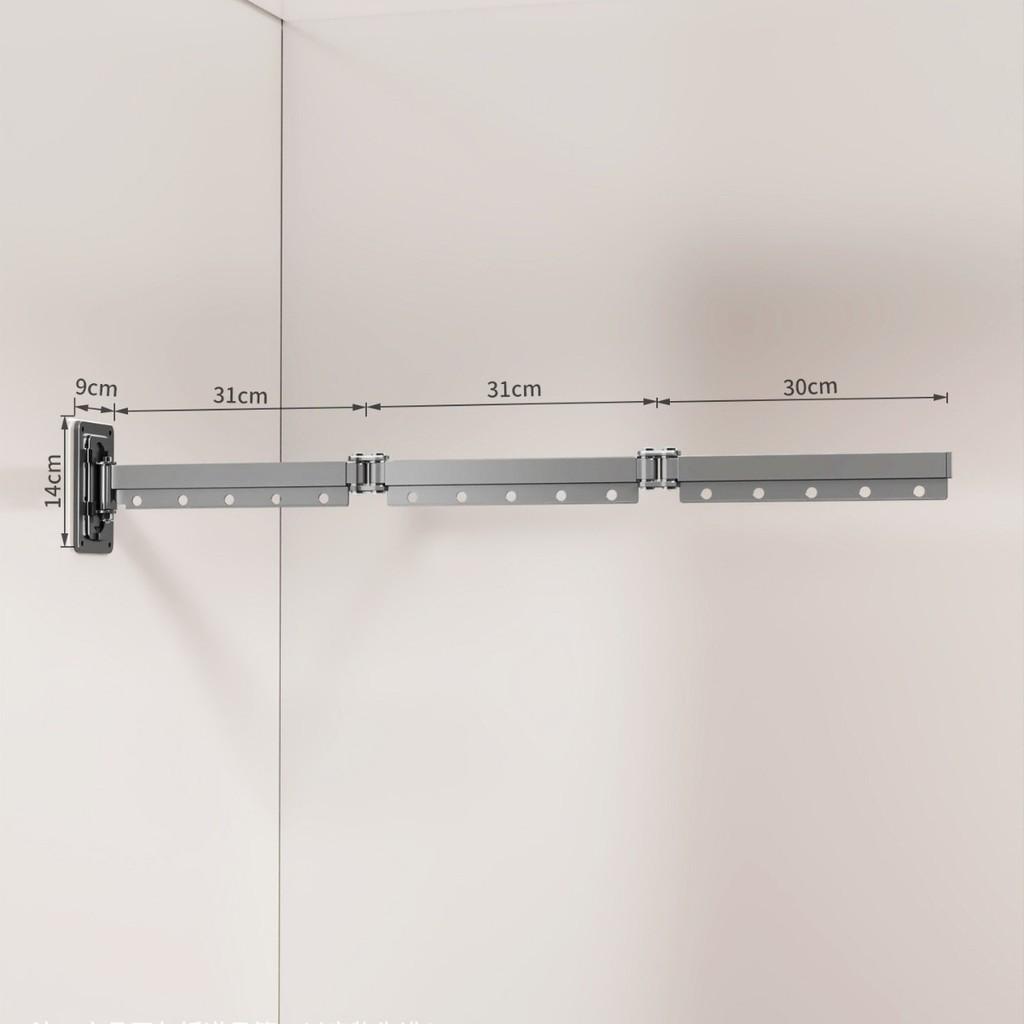 Folding Bathroom Divider No-Drill Waterproof Wet-Dry Separation Shower Curtain Alloy Track Shower Partition Supplies