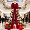 Extra-Large Christmas Bow Rich-Colored Velvet Christmas Bow Decorative Christmas Bow Elegant For Large Gifts Room Decoration