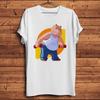 Grumpy Hippo Hop Hiphop Funny Novelty TShirt Homme Short Sleeve Casual T Shirt Unisex Streetwear Tee Breathable Print