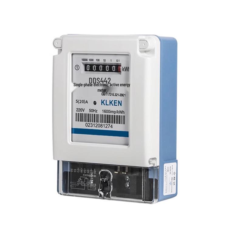 Digital 220V Single-Phase Electric Meter for Household & Rental Rooms – High-Precision Sub-Meter for Air Conditioning & Fire Detection