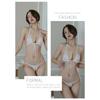  New Sexy Lingerie Fancy Porn Bra Set Woman 2 Pieces Transparent Women's Lace Panties Erotic Beautiful Bra And Thong Set