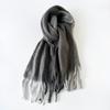 New mohair solid color scarf warm scarf shawl women's high-end scarf scarf women's