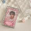 Ins Transparent Ins Photocard Holder Storage Box Flip Storage Box Classification Small Card Organizer Storage Case Stationery