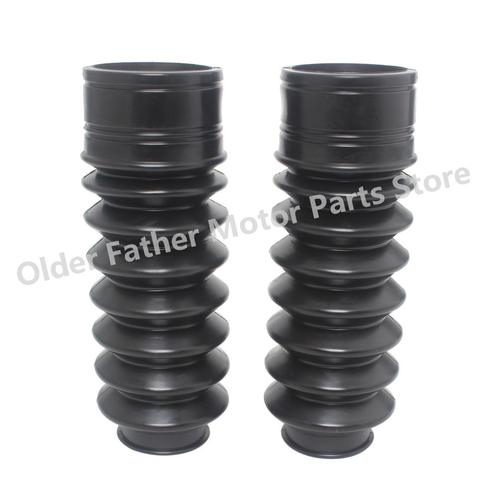 Motorcycle Accessory Rubber Front Fork Cover Gaiters Gators Boot Shock Protector Dust Guard For Triumph Climber T100 T120 T900