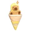 Detachable Capybara Plush Toy Ice Cream Cone Capybara Stuffed Doll  Friends Holiday Present