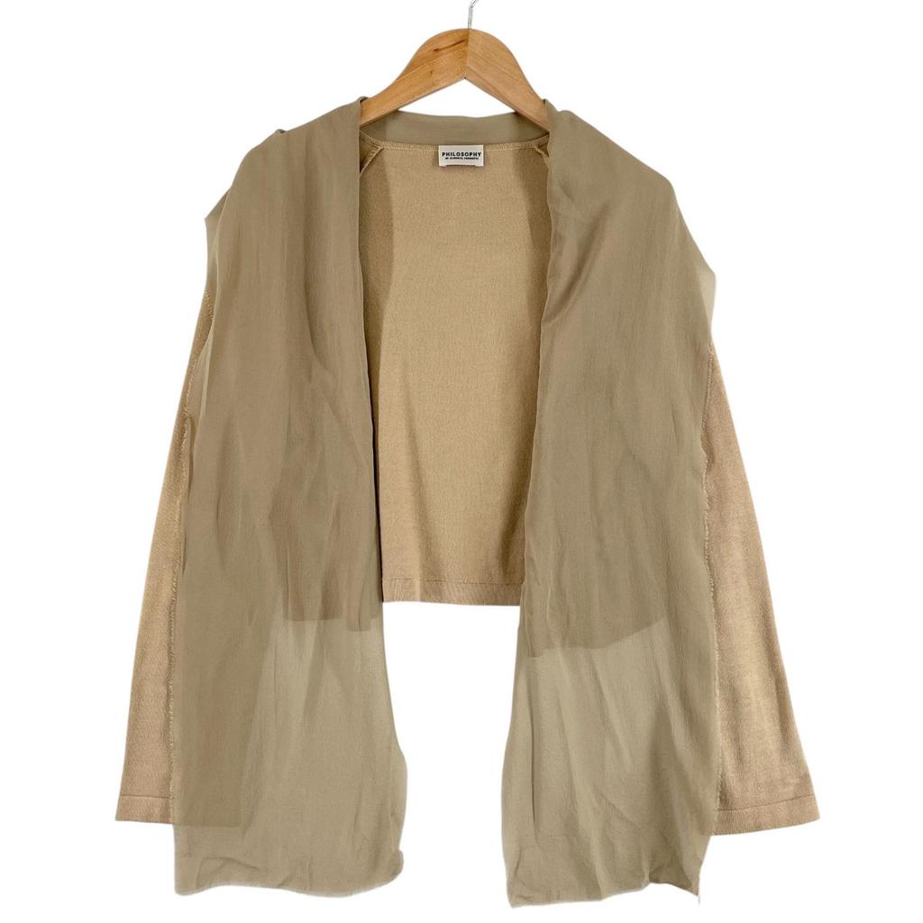 ALBERTA FERRETTI Plain cardigan beige Women used