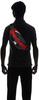 AVIREX AX2003 Body Bag, Simple, Small, Water-Repellent, Red