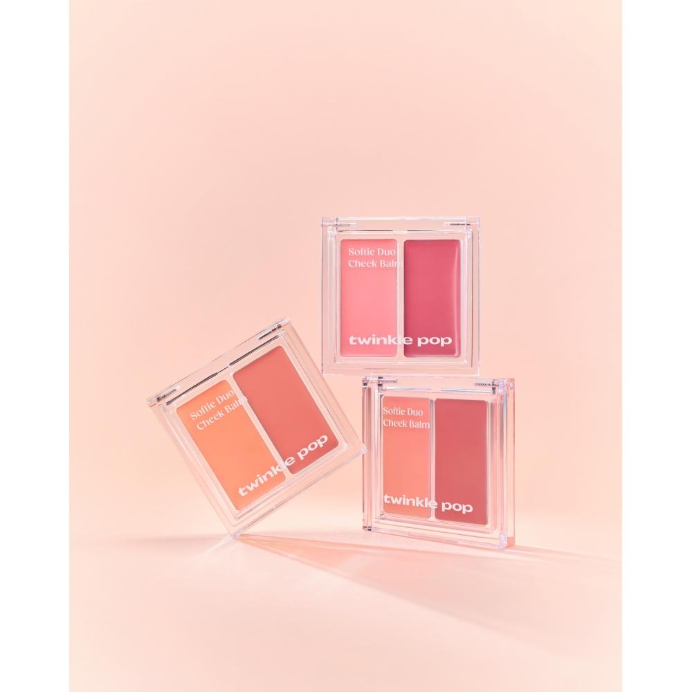 [01 Petal Bloom] Twinkle Pop Softy Duo Cheek Balm By Clio