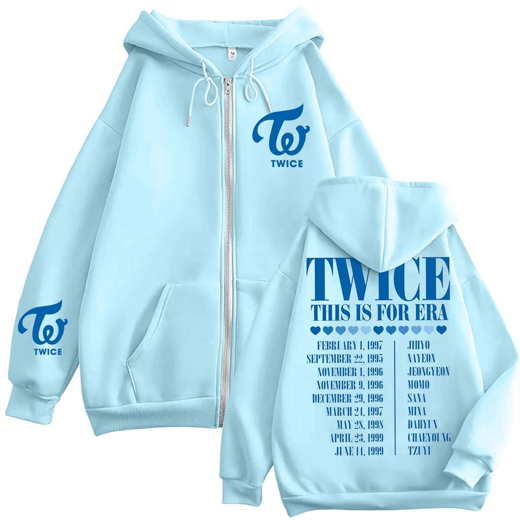 Women's Casual Fashion Printed Long Sleeve Zipper Hooded Sweatshirt