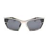 Givenchy Geometric Acetate Irregular Sunglasses Women's Silver