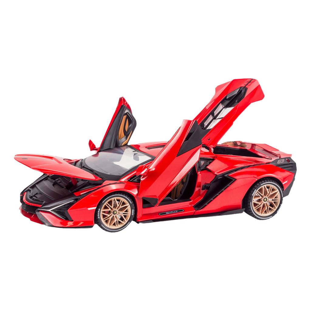 Large Scale 118 Alloy Model Lamborghini Lightning Car With Flashing Lights And Sounds