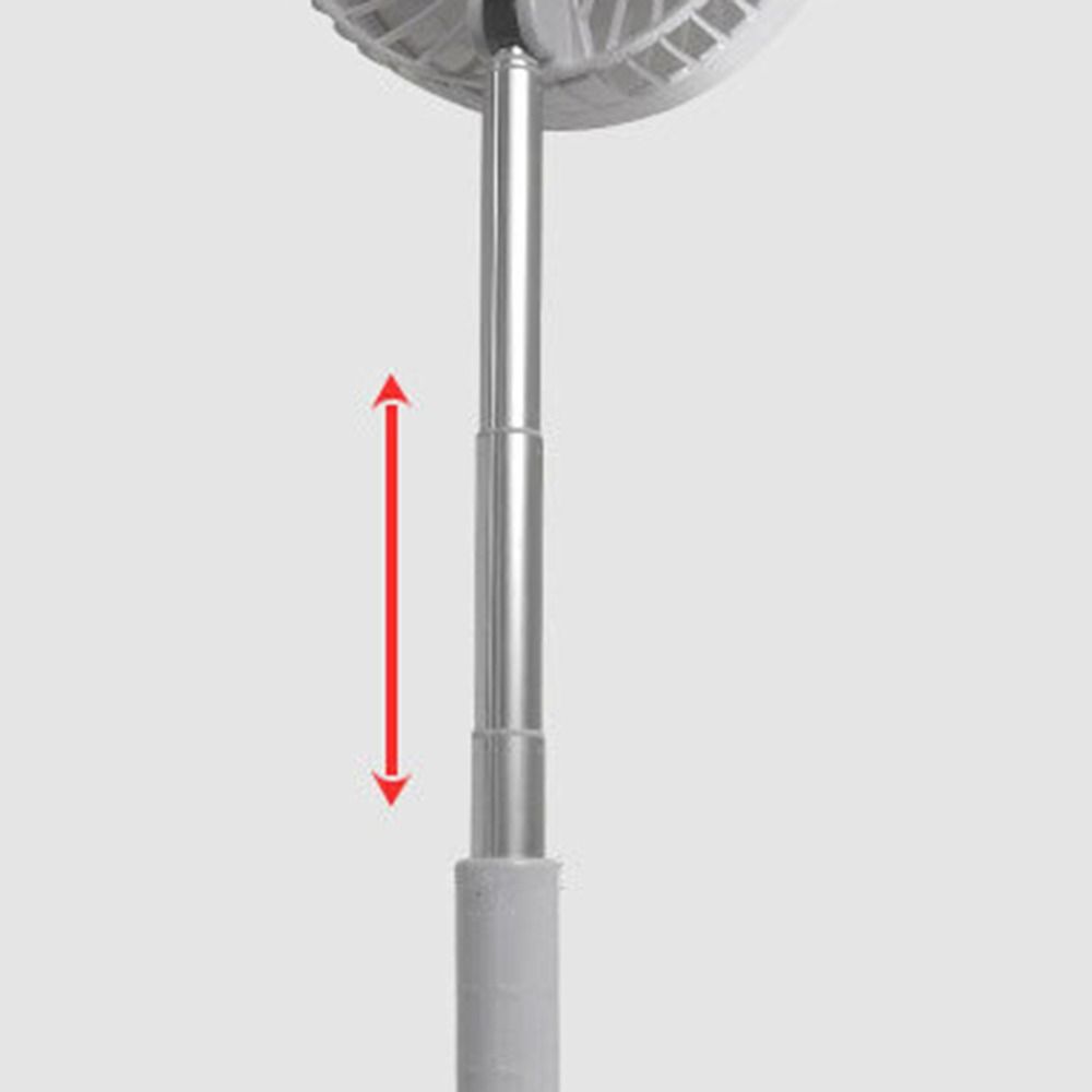 24H Long Battery Life Telescopic Electric Fan Rotatable 1m Foldable Floor Fan Creative Portable Desktop Electric Fan Summer