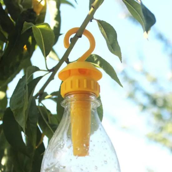 Yousheng Bottle Wasp Trap Orchard Hanging Fly Trap Fruit Drosophila Catcher Garden Insect Control Trap Fits for Most Water Bottles