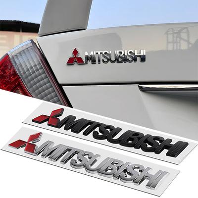 3D ABS Stylingový Odznak Dekorace Karoserie Auta Víko Kufrů Samolepka Pro Outlander Lancer 10 9 RALLIART Eclipse L200 Pajero