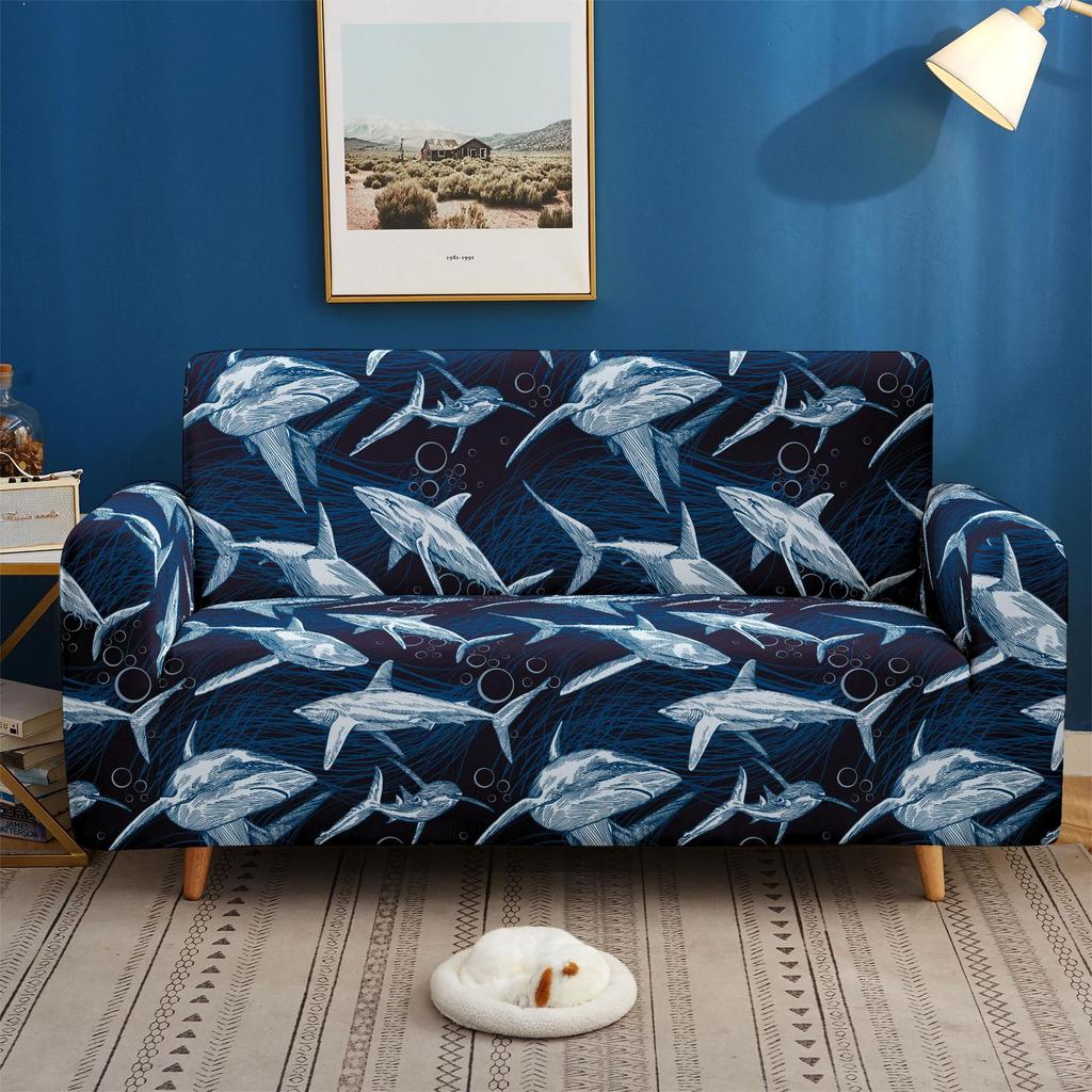 Lazy Non-Slip Elastic Sofa Cover, Pad Towel, All-Inclusive Universal Cover For All Seasons, Combined Magic Cover Leather Sofa Cover