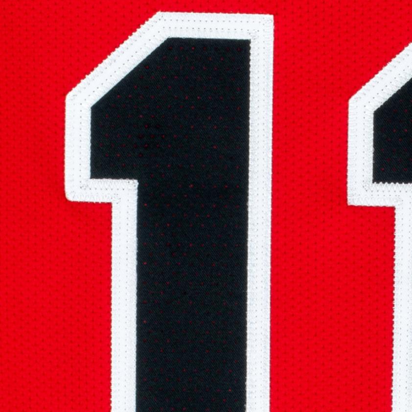 Nike X NBA Ikona Chicago Bulls Crew Neck Odvádějící pot Basketbalový dres 11 DeMar DeRozan Pánské dresy Červený CW3513-657