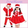 Kids Xmas Outfit Boys Girls Santa Claus Cosplay Costume Christmas Clothes