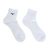 Volleyball Volleyball Short Socks V2MXA000 Sizes [Mizuno] Wear, 2-Pair Pack, White/Black, 25-27