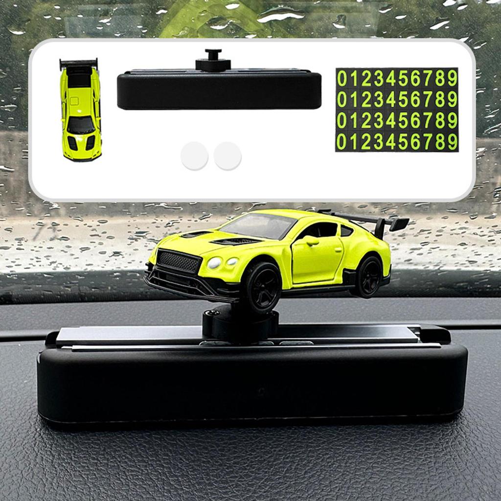 1/64 Car Model Auto Interior Accessories Birthday Gift Decorative Dynamic Dashboard Decoration