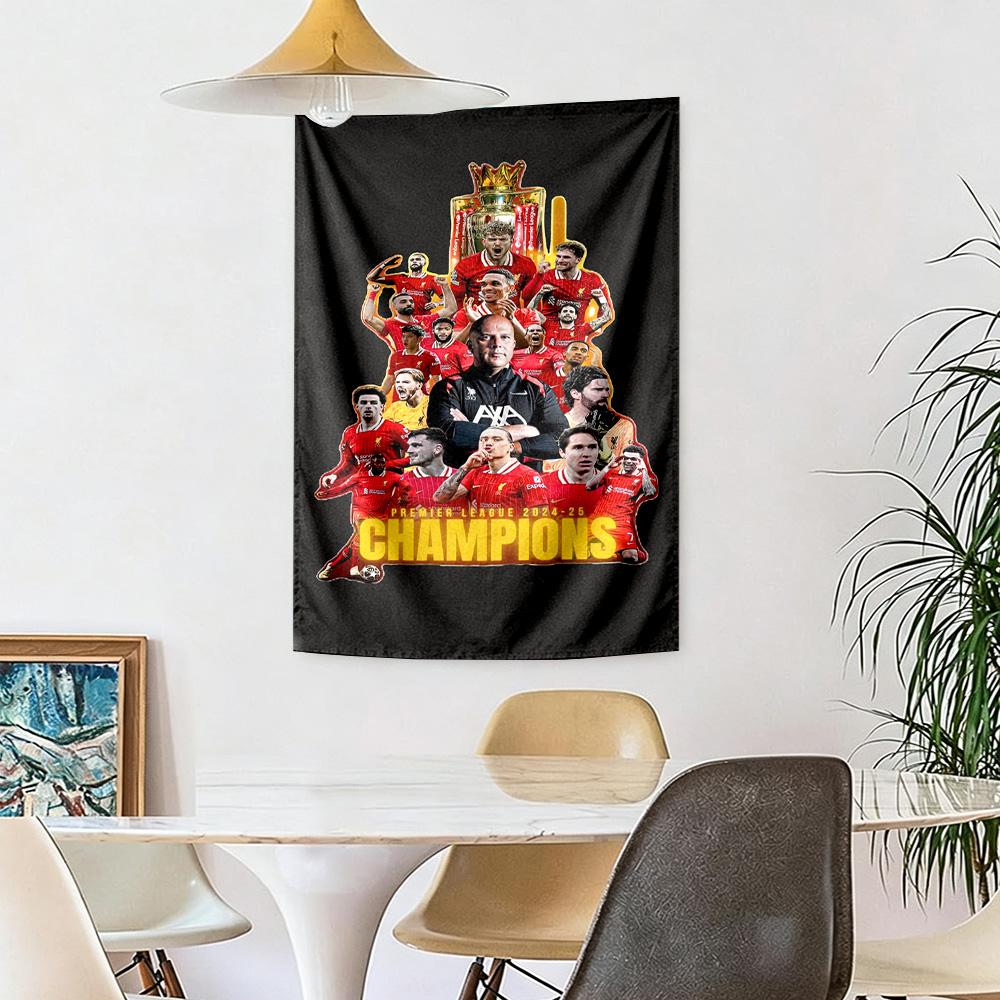 Klub Piłkarski Liverpool Dekoracja Ścienna Gobelin Sztuka Na Pamięć o Zwierzętach Urodziny Wesele Tło Imprezy Rodzinny Prezent
