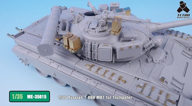 Tetra Model Scale ME Series Russian Tank Plastic Model Parts ME3515 1/35 T-80B (TR)