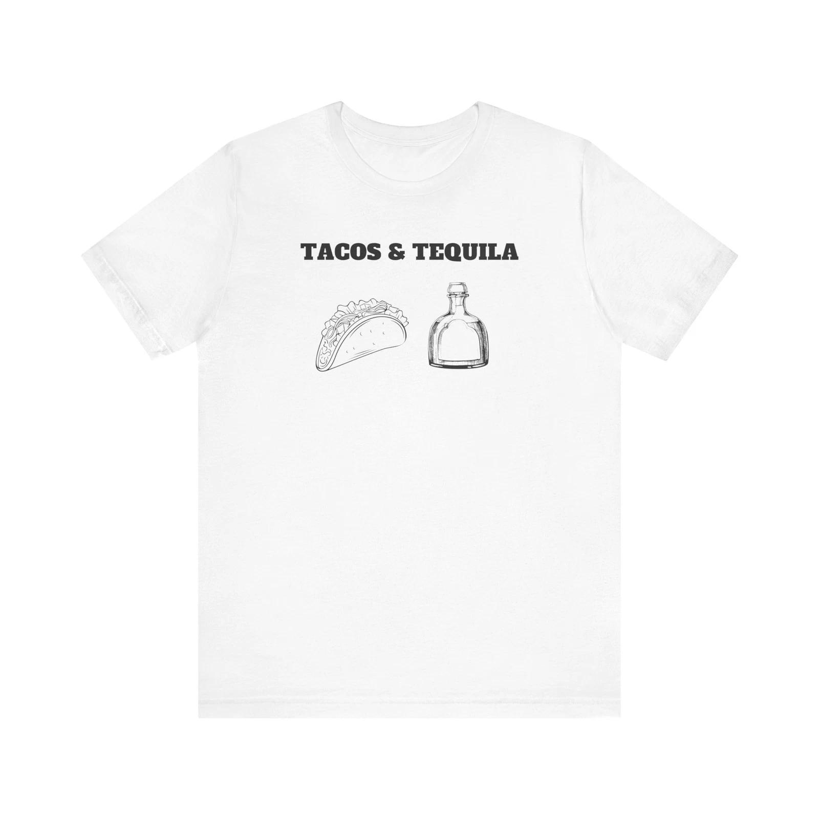 Tacos and Tequila Tee, Cinco de Mayo Shirt, Taco Tuesday Top, Funny Foodie T M