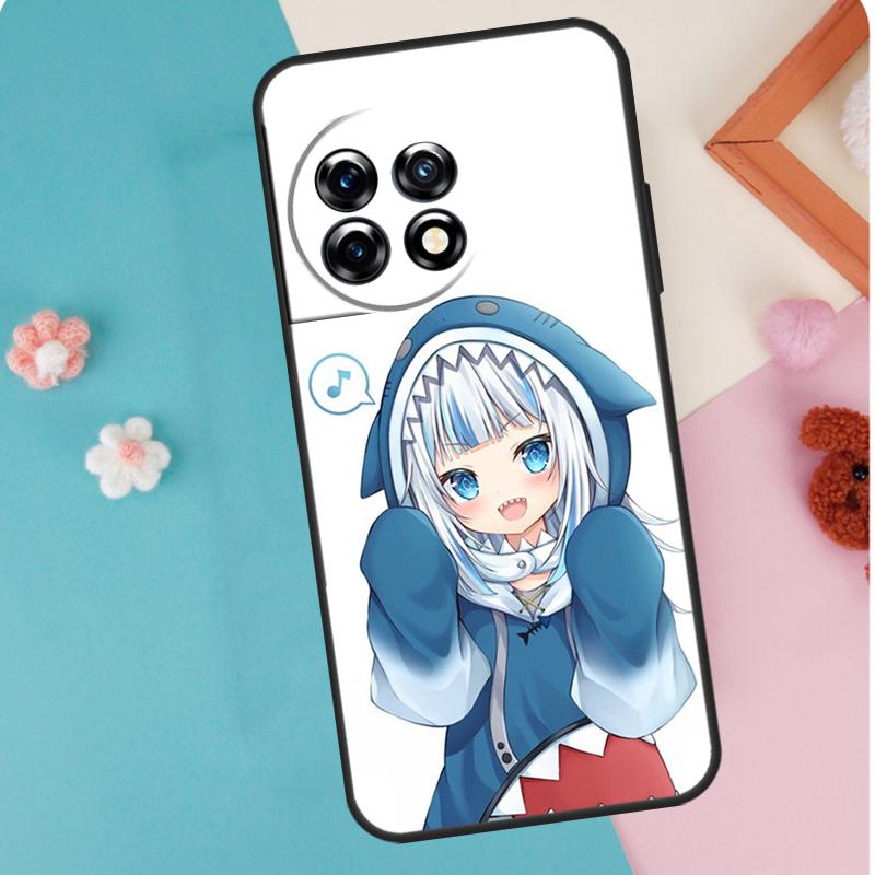 Gawr Gura Hololive Anime Case For OnePlus 12 11 9 10 Pro 9RT 10T 10R 12R OnePlus Nord CE 2 Lite 3 2T N10 N20 Cover