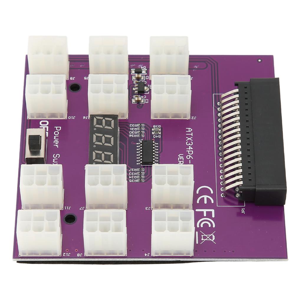 Power Supply Breakout Board Adapter 12 Connectors Power Distribution Board Module for 7001484 Power Supply