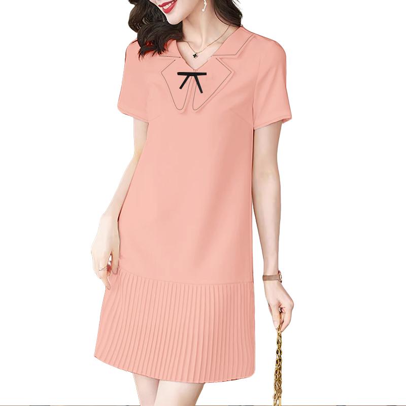 ZANZEA Womens Summer Doll Collar Casual Short Sleeve Dress