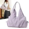 Women's Shoulder Bag Solid Color Handbag Water-Repellent Nylon Tote Bag
