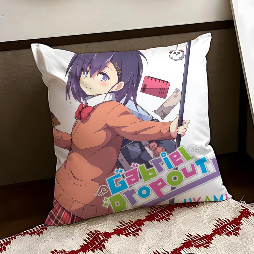 GGabriel Anime DDropout Cushion Cover Reversible Soft Durable Pillow Cover Home  Car MultiScene Use for Daily Comfort