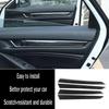 Car Accessories Fit for Honda Accord 10th Gen 2018-2022 Inner Side Door Panel Strip Cover Trim (Carbon Fiber Style) ABS 4 PCS
